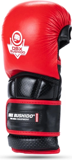 Aukščiausios klasės MMA pirštinės DBX BUSHIDO Warrior – Raudona
