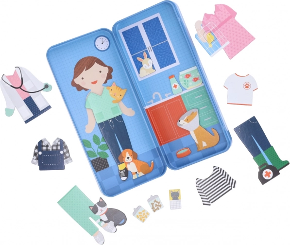 Magnetinės dėlionės „Veterinarė“ Petit Collage