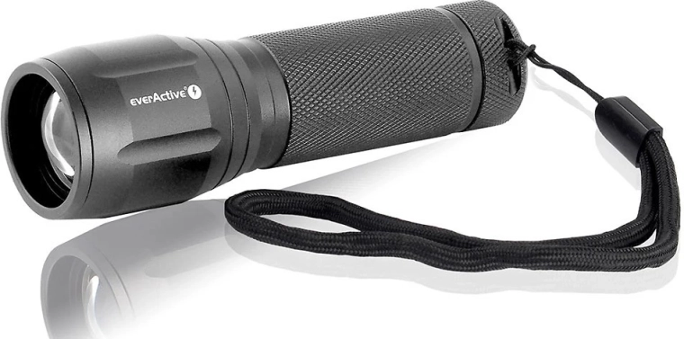 Rankinis LED žibintuvėlis everActive FL-300+ 350 lm su priartinimo (zoom) funkcija