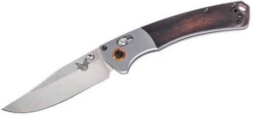 Benchmade Mini Crooked River sulankstomas medžioklinis kišeninis peilis 8,6 cm