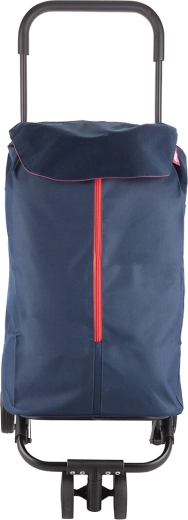 Gimi Twin New mėlynas pirkinių vežimėlis ant ratukų 50 l / 30 kg