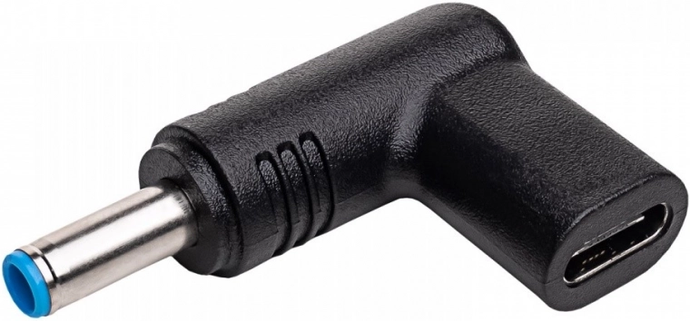 USB‑C adapteris į HP 4.5 × 3.0 mm jungtį su kaištuku AKYGA AK-ND-C09