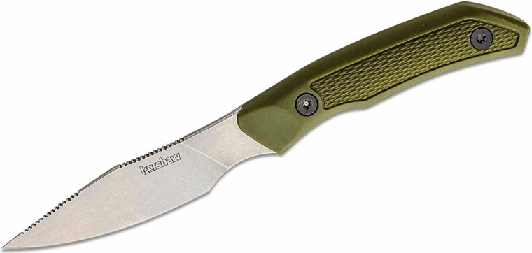 Precise D2 steel blade with stonewashed finish