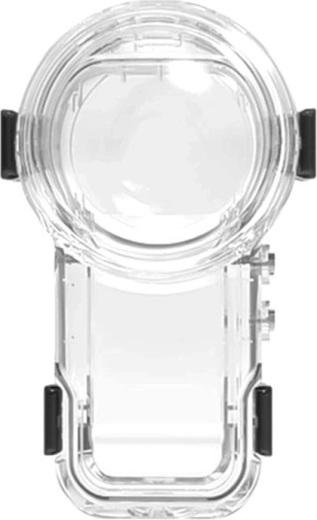 Vandeniui atsparus dėklas Puluz iki 60 m su greito tvirtinimo laikikliu, skirtas Insta360 X5 (skaidrus)