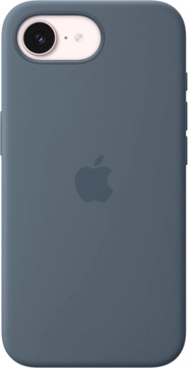 Silikoninis dėklas su MagSafe, skirtas iPhone 17e – jūrinė mėlyna
