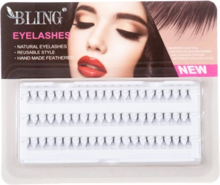 Natural Lash Clusters BLING, 8mm