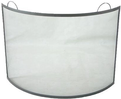 Židinio užtvara 66 × 66 cm, plieninė, juoda