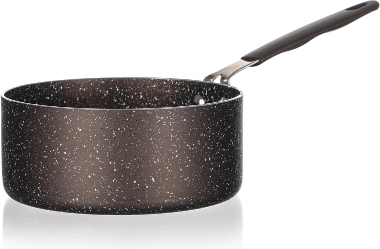 Mini Granite Brown Saucepan with Non-Stick Coating 14 cm
