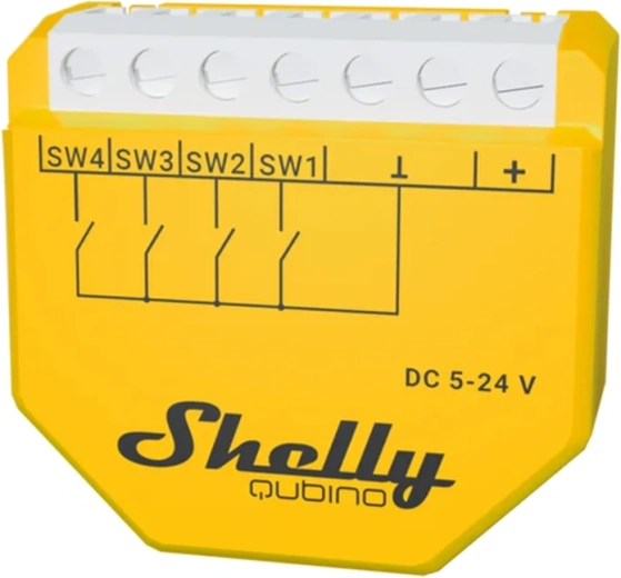 Shelly Wave i4 DC Z-Wave in-wall input module with 4 inputs