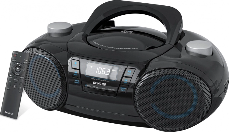 Boombox su CD/MP3/USB/SD ir Bluetooth 5.3, FM radijas PLL