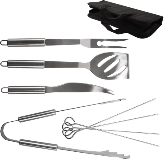 Orion Stainless Steel Grilling Tools in Case, 9 Pieces