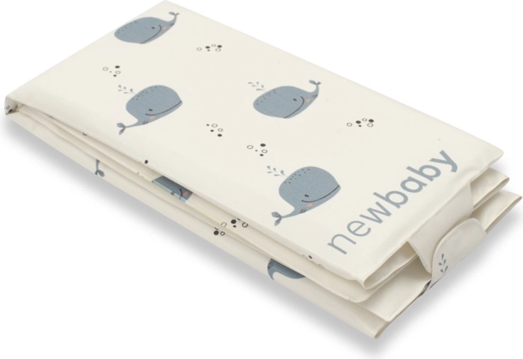 Kelioninis pervystymo kilimėlis NEW BABY Basic Whale