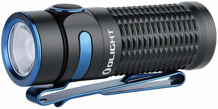 Olight Baton 3 Premium Edition juoda – kišeninis žibintuvėlis su belaidžio įkrovimo dėklu