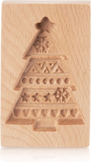 Medinė sausainių formelė – kalėdinė eglutė 13 × 8 cm