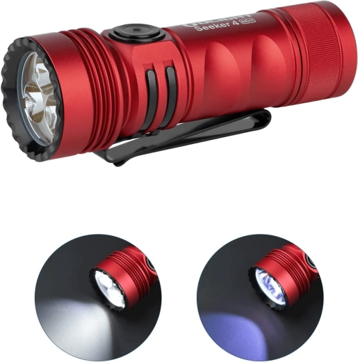 Dual-color light: white + UV 365 nm