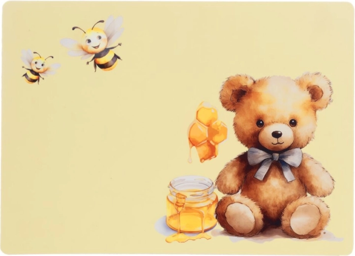 Children’s UH placemat – teddy bear, 35 × 25 cm