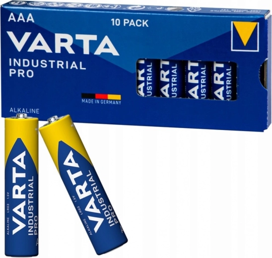Šarminės baterijos AAA Industrial Pro – 10 vnt.