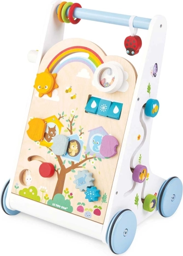Medinė edukacinė vaikštynė ir stumdukas vaikams Le Toy Van