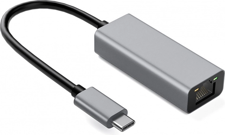 Aluminum USB-C to RJ45 Gigabit Adapter