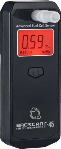 Backlit display and alarm for quick orientation