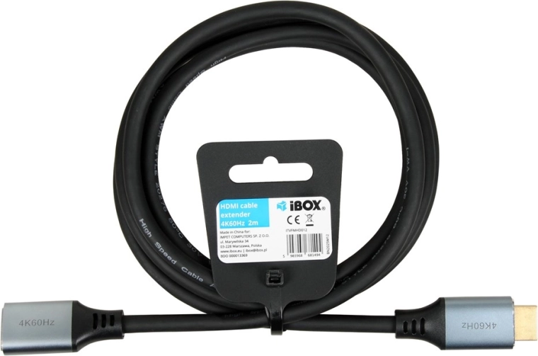 DisplayPort–HDMI Cable 4K 60 Hz, Gold Connectors, 3 m