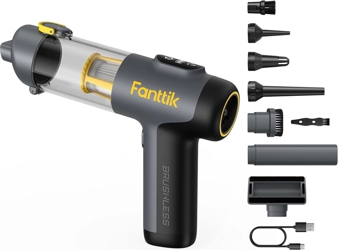 Fanttik Slim V9 Mix belaidis nešiojamas automobilinis dulkių siurblys