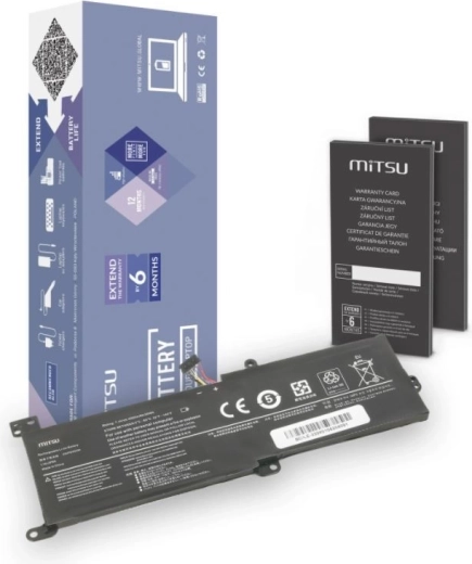 MITSU Battery for Lenovo IdeaPad 320 (4050 mAh, 30 Wh, 7.4–7.6 V)