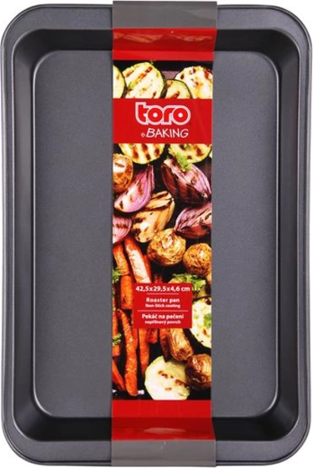 Toro carbon steel roasting pan with non-stick coating 42 × 29 × 5.5 cm
