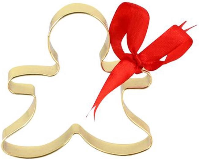 TORO Cookie Cutter Golden Gingerbread Man 7 cm