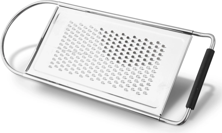 Stainless steel flat large fine grater