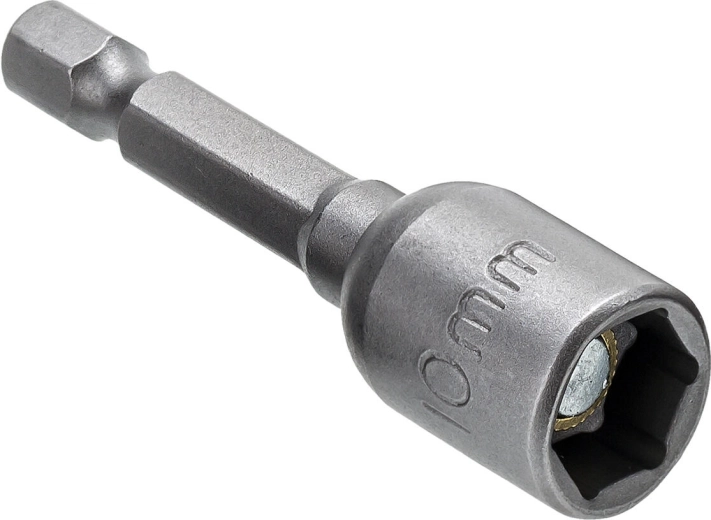 Magnetic adapter 1/4" to 10 mm, hex