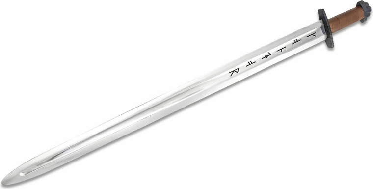 Dekoratyvinis kardas Condor Viking Ironside 76,8 cm, medis ir oda su dėklu
