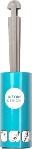 Altomdesign lint roller for clothing 3 pcs (1 handle + 2 replacement rolls)