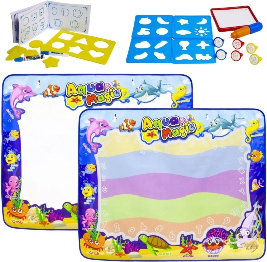 Educational water drawing mat Ocean - 1 piece