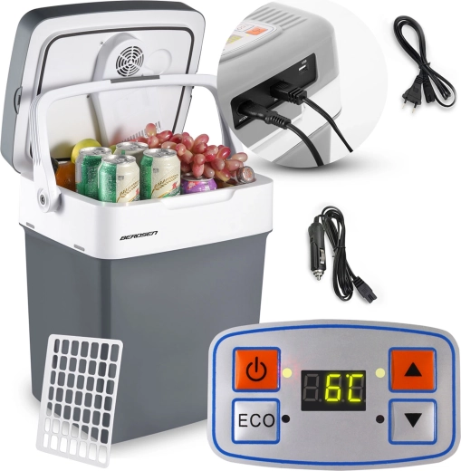 Kelioninis automobilių šaldytuvas BERDSEN Icemax 29 l su vėsinimo ir šildymo funkcija, ECO režimas