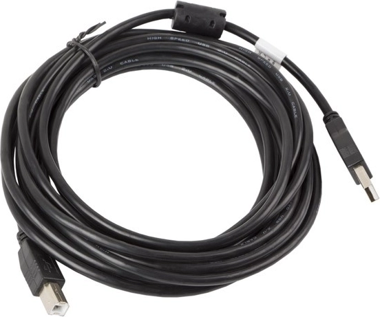 USB 2.0 kabelis AM-BM 5 m juodas