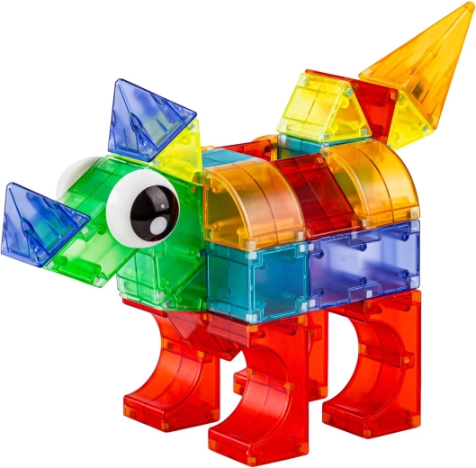 3D buildings and figures to develop imagination