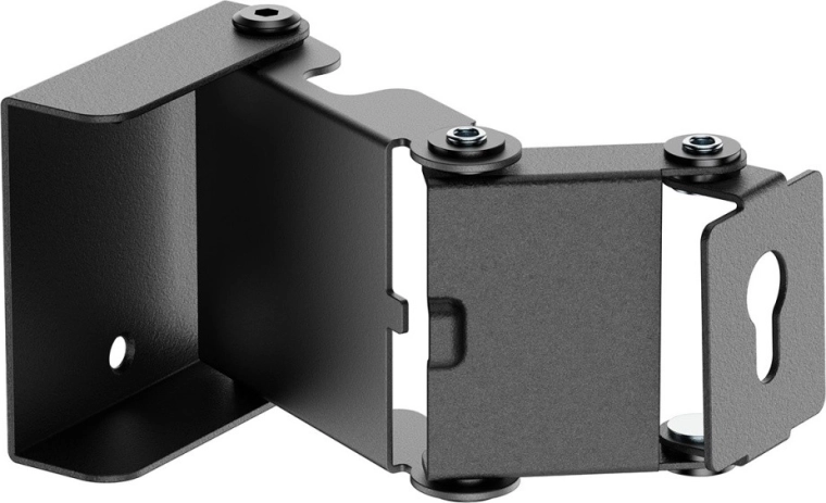 Sturdy metal construction for stable mounting