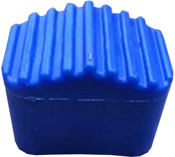 Rear leg foot cap for aluminum step ladders, plastic