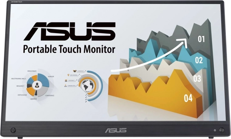Portable 16" Touch Monitor FHD IPS with USB‑C and micro‑HDMI
