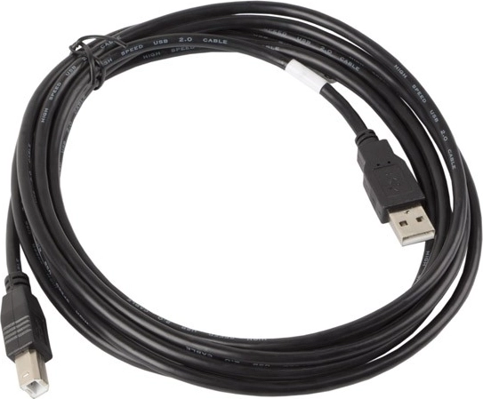 USB kabelis 2.0 AM–BM 3 m juodas