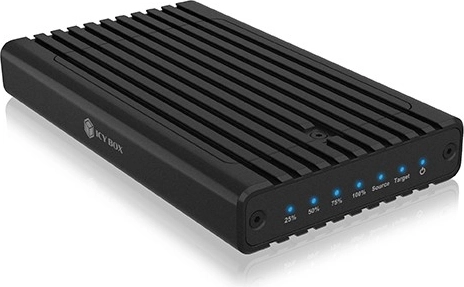 ICY BOX IB-2817MCL-C31 stotelė 2× NVMe SSD su klonavimo funkcija