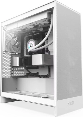 H7 Flow mid-tower PC case with window white
