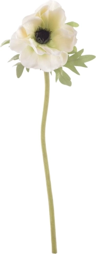 Artificial Flower – White Wild Poppy, 50 cm