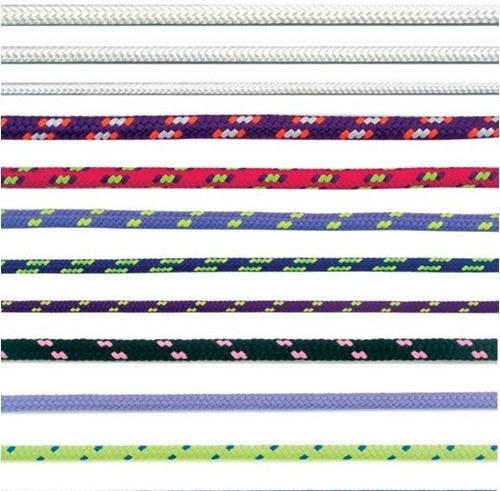 Pinta poliesterinė virvė su šerdimi 4 mm, spalvota, 200 m
