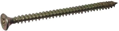Universal partial-thread screw 6 × 140 mm, yellow zinc, 150 pcs