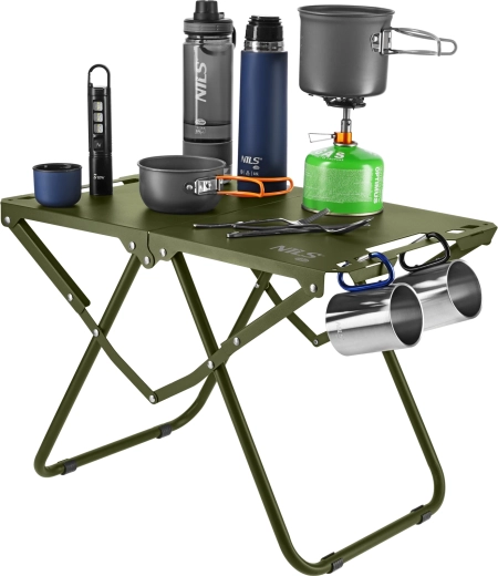 Folding camping table Nils Camp NC3310 green