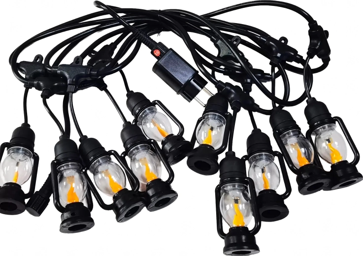 LED Lantern String Lights 5 m, Warm White