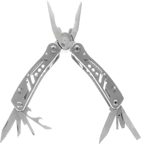 13 funkcijų viename kompaktiškame multitool