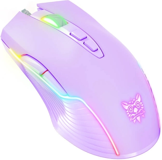 ONIKUMA RGB žaidimų pelė, violetinė